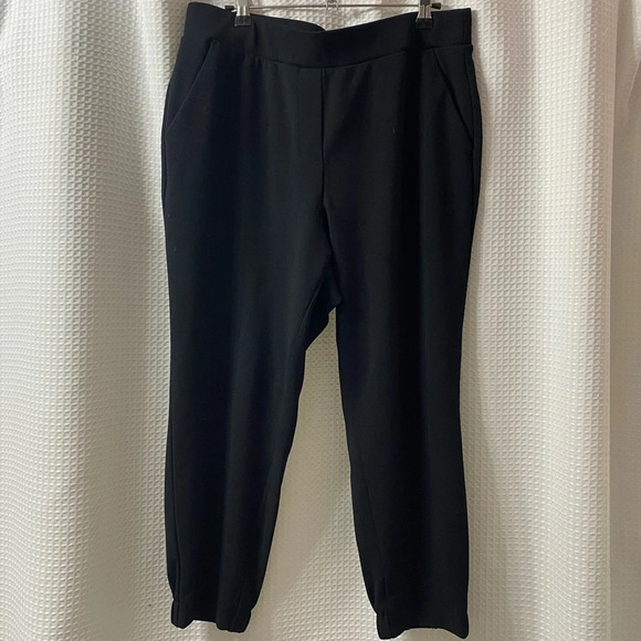 LOFT Petite Pull On Skim Ankle Pants - Picture 2 of 9